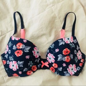 Gilly Hicks Floral Push Up Bra
